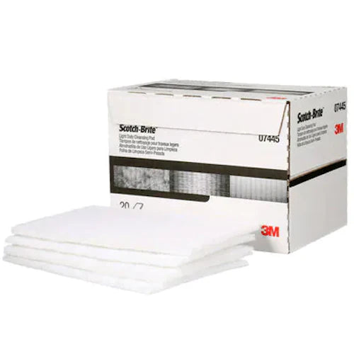 3M 7445 WHITE SCUFF PADS