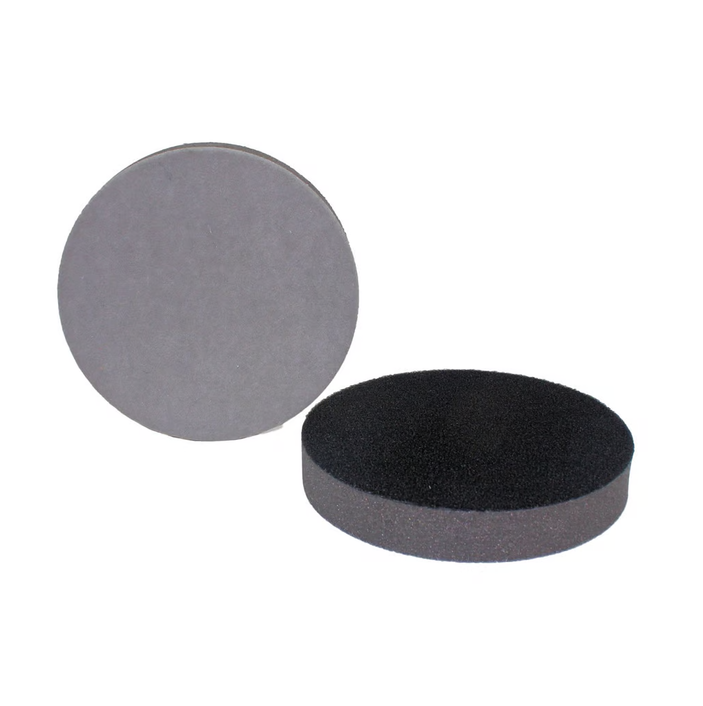 BRUSH, VILYL/LEATHER VELCRO BACKING