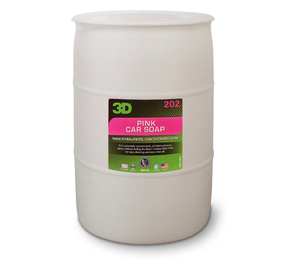3D PINK CAR SOAP 55 GALLON