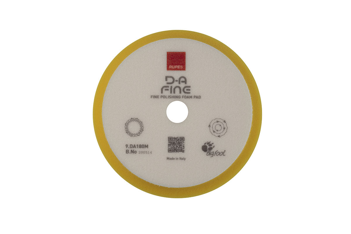 PAD, RUPES DA180M DA POLISH 7"YELW