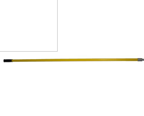 FIBERGLASS 60" POLE W/METAL TIP THREADED