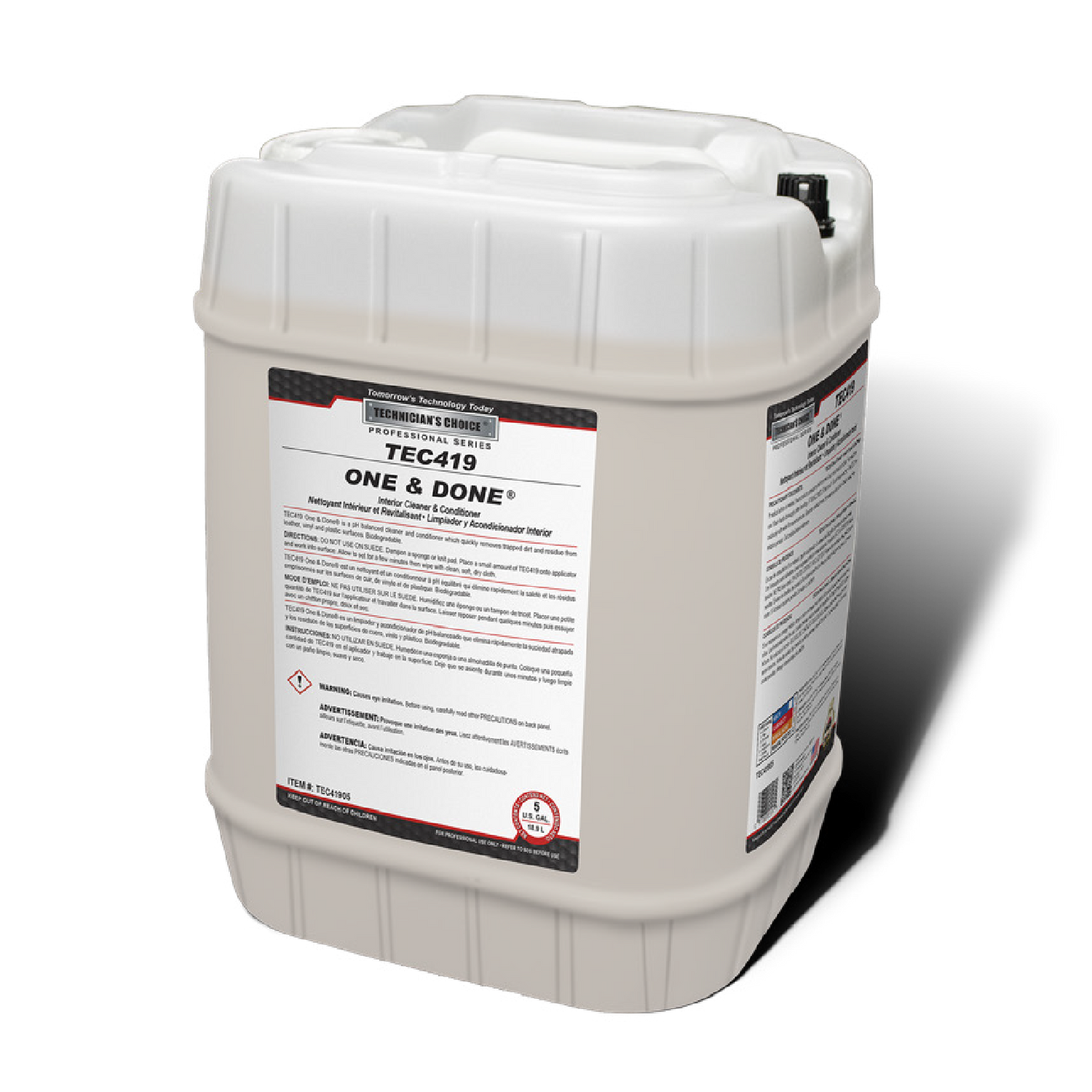 TEC ONE & DONE CLEAN & COND 5 GAL TEC419