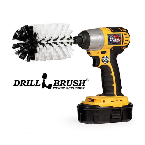 DRILL BRUSH, MINI WHITE