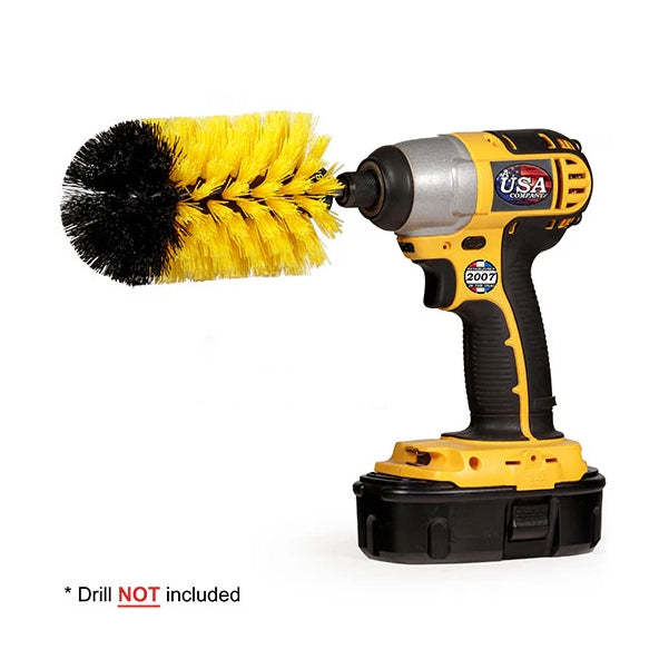 DRILL BRUSH, JUMBO YELLOW