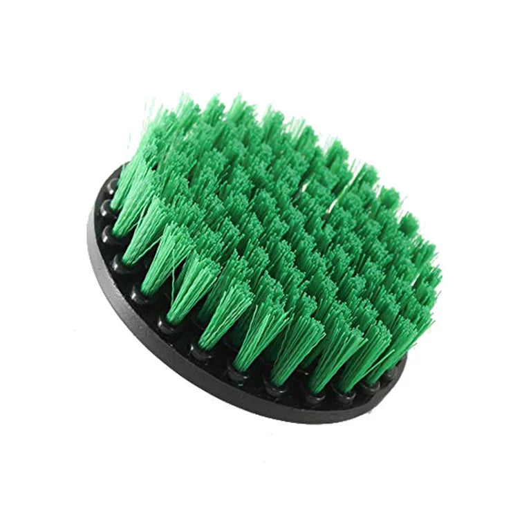 BRUSH, 5" GREEN THREADED STUD