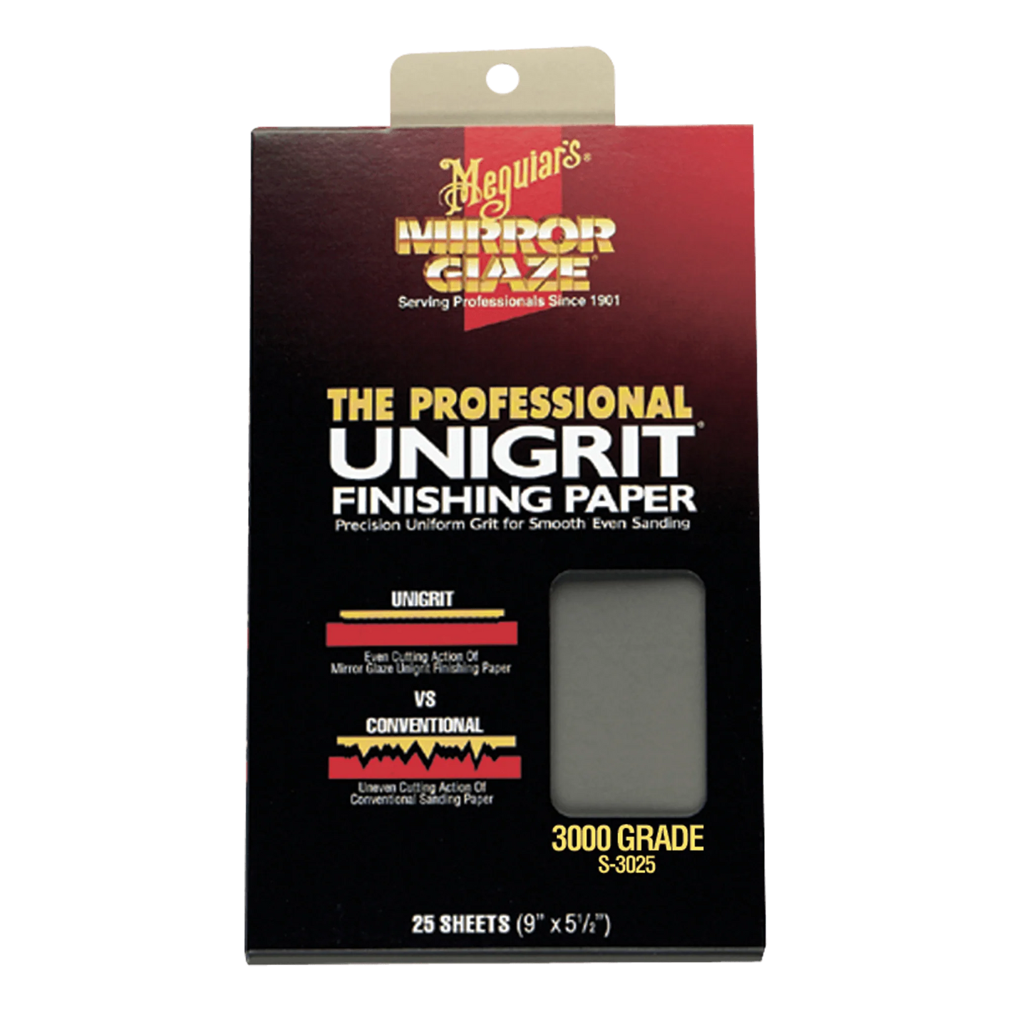 SANDPAPER, MEGUIAR'S 3000 GRIT