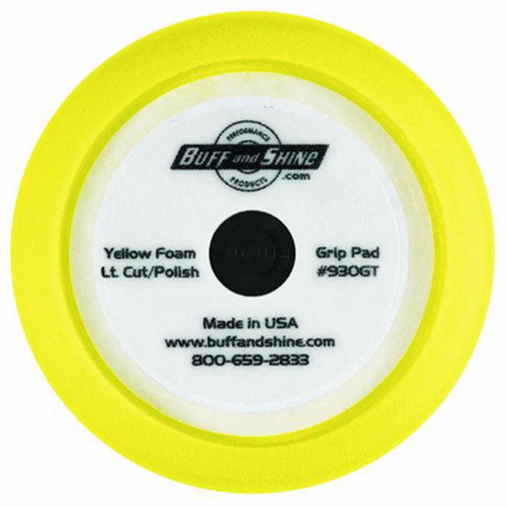 Buff & Shine YELLOW FOAM LT, CUT/POLISHING  #930G