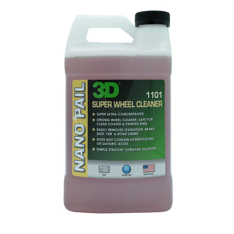 3D Nano Pail Super Wheel Cleaner 64OZ