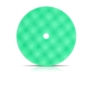 Buff & Shine 8" Green Convoluted Face Foam Grip Pad #840WG
