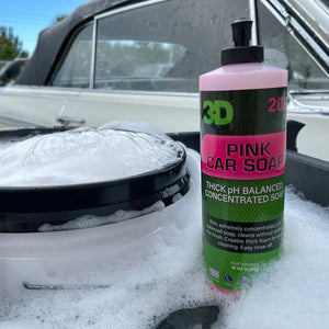 3D PINK CAR SOAP PINT