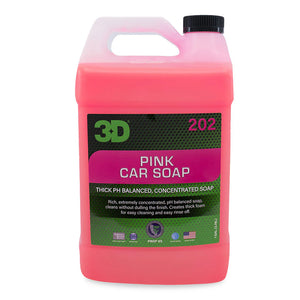 3D PINK CAR SOAP GALLON
