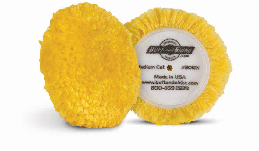 PAD, #301GY WOOL 3" (YELLOW) 2 PACK
