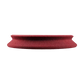 672EG - 6" Maroon EdgeGuard™ Foam Pad - Medium Cut