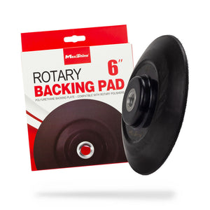 MAXSHINE Flat Rotary Backing Plates - 6in