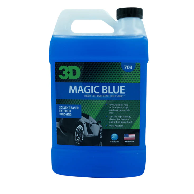 3D MAGIC BLUE TIRE DRESSING GALLON 3D MAGIC BLUE TIRE DRESSING GALLON