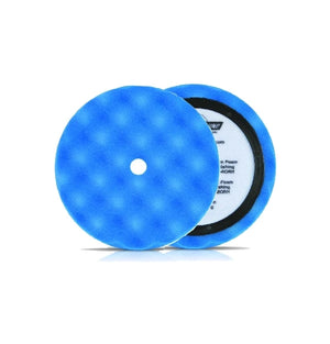 Buff & Shine 8" Blue Convoluted Face Foam Grip Pad #850WR