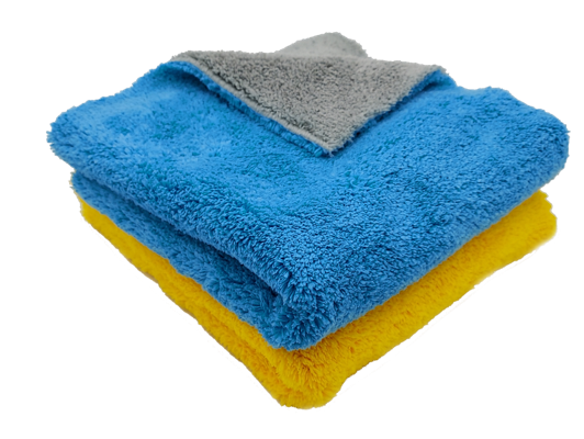 MICROFIBER TOWEL EDGELESS YEL/GREY EA