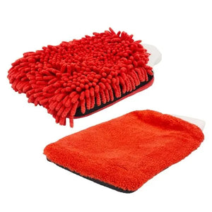 CLAY MITT RED DOUBLE SIDED WASH
