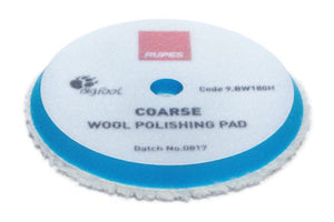 PAD, RUPES BW150H WOOL 5" BLUE
