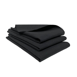 TOWEL, SUEDE BLACK 4 PACK