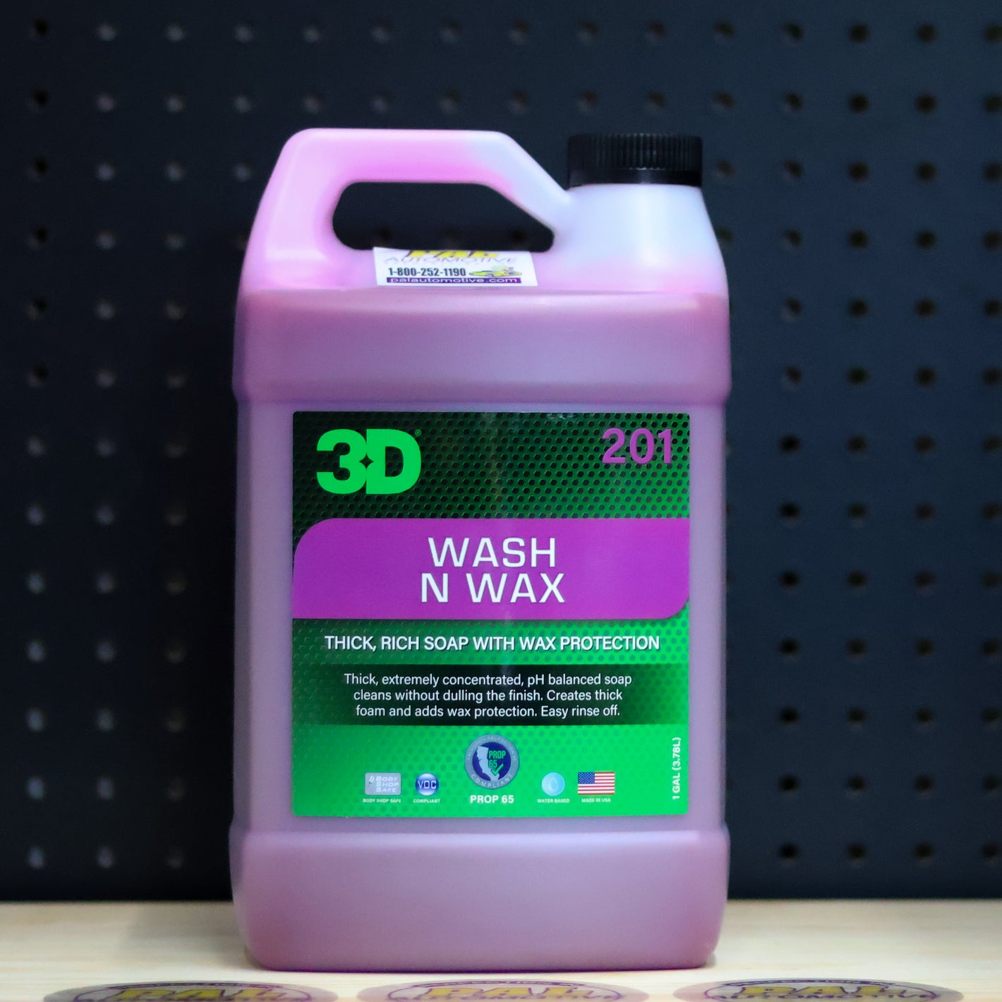 3D WASH N WAX GALLON