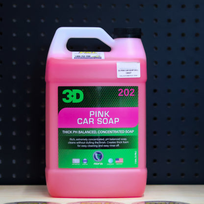 3D PINK CAR SOAP GALLON