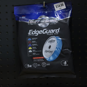 654EG - 6" Blue Coarse EdgeGuard™ Foam Pad - Heavy Cut