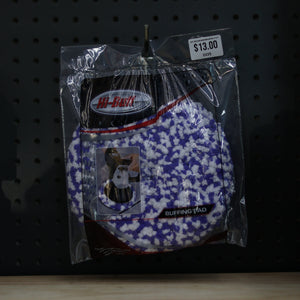 WHT/PURPLE MOFO MICROFIBER BUFF PAD- 6" X1.5"