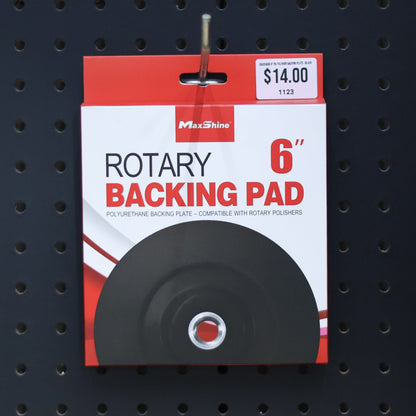 Maxshine 6" RO Polisher Backing Plate - Black