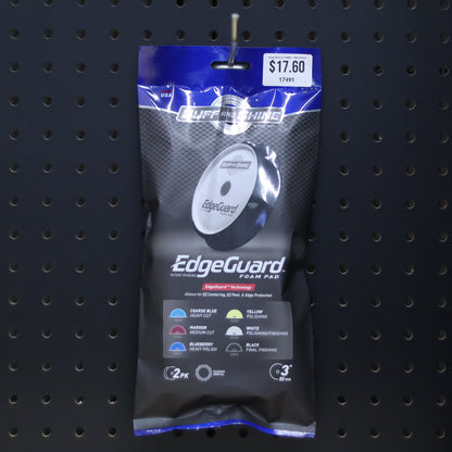 EdgeGuard Foam Pad, Black, Finishing, 5"/130mm 2 PACK #320EG