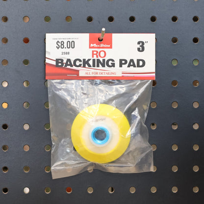 Maxshine 3" Rotary Polisher Backing Plate [Yellow]