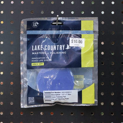 LAKE COUNTRY 3" BLUE HD POLISHING PAD HDO-93350