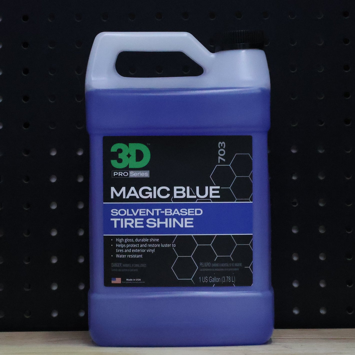 3D MAGIC BLUE TIRE DRESSING GALLON