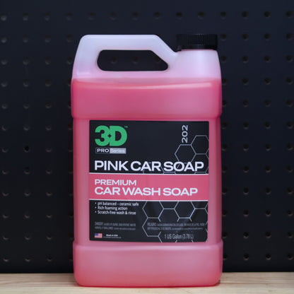 3D PINK CAR SOAP GALLON
