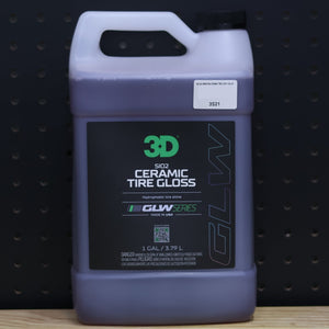 3D GLW Series SiO2 Ceramic Tire Gloss 1 Gallon