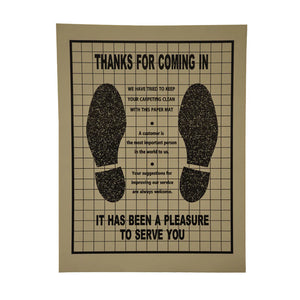 PAPER FLOOR MATS (POLY BACKED) 500