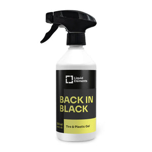Liquid Elements Tire & Plastic Gel "BACK IN BLACK"