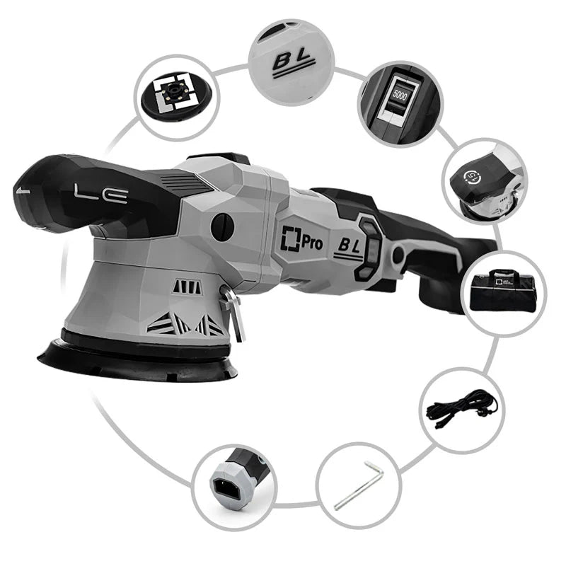 Liquid Elements Polishing Machine "T4500 Pro" - 15mm stroke