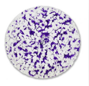 WHT/PURPLE MOFO MICROFIBER BUFF PAD- 6" X1.5"