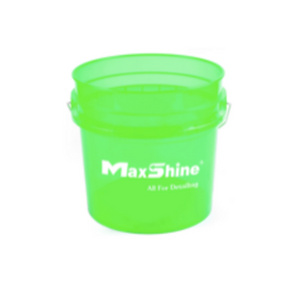 MAXSHINE Detailing Bucket - Transparent GREEN [3.5 Gal]