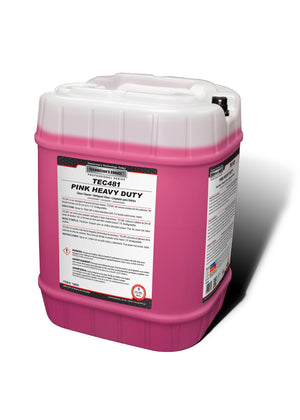 TEC PINK GLASS CLEANER CONC. 5 GAL TEC481