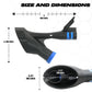 DETAIL DEMON Air+Vac Oval Attachment for the Tornador Z-014