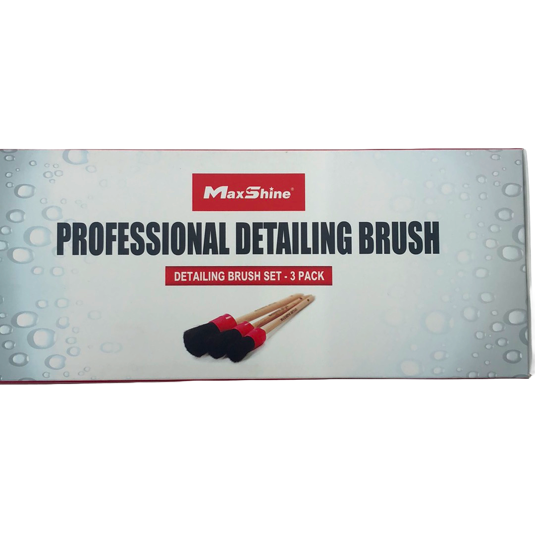 BRUSH, MAXSHINE DETAIL 3 PACK