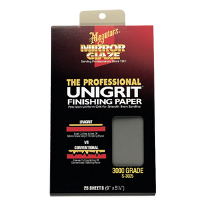 SANDPAPER, MEGUIAR'S 3000 GRIT