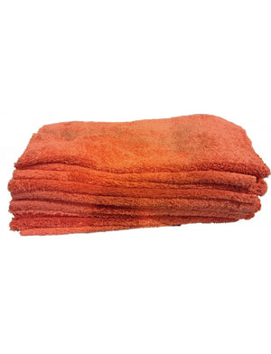 MICROFIBER TOWEL EDGELESS RED 500GSM
