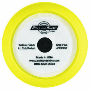 Buff & Shine YELLOW FOAM LT, CUT/POLISHING  #930G